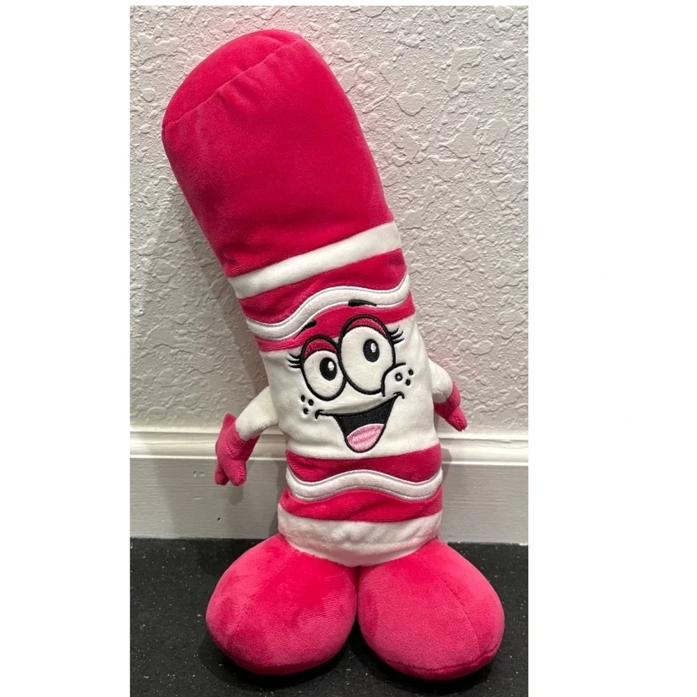 Crayola‎ Raspberry Squirt Marker Plush Toy 2022 Large Stuffed Character